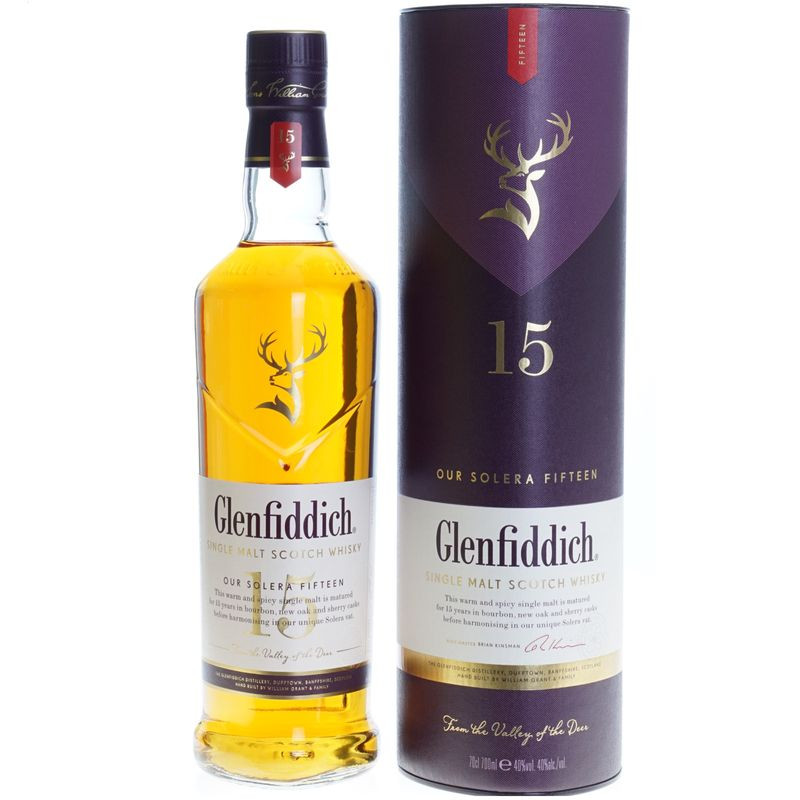 Изображение товара Виски Glenfiddich 15-летний 40 в подарочной упаковке 700 мл