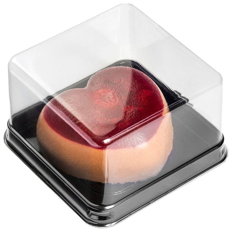 Изображение товара Пирожное Вишневый трюфель 60г от D-Mur с вишневой начинкой и шоколадным кремом