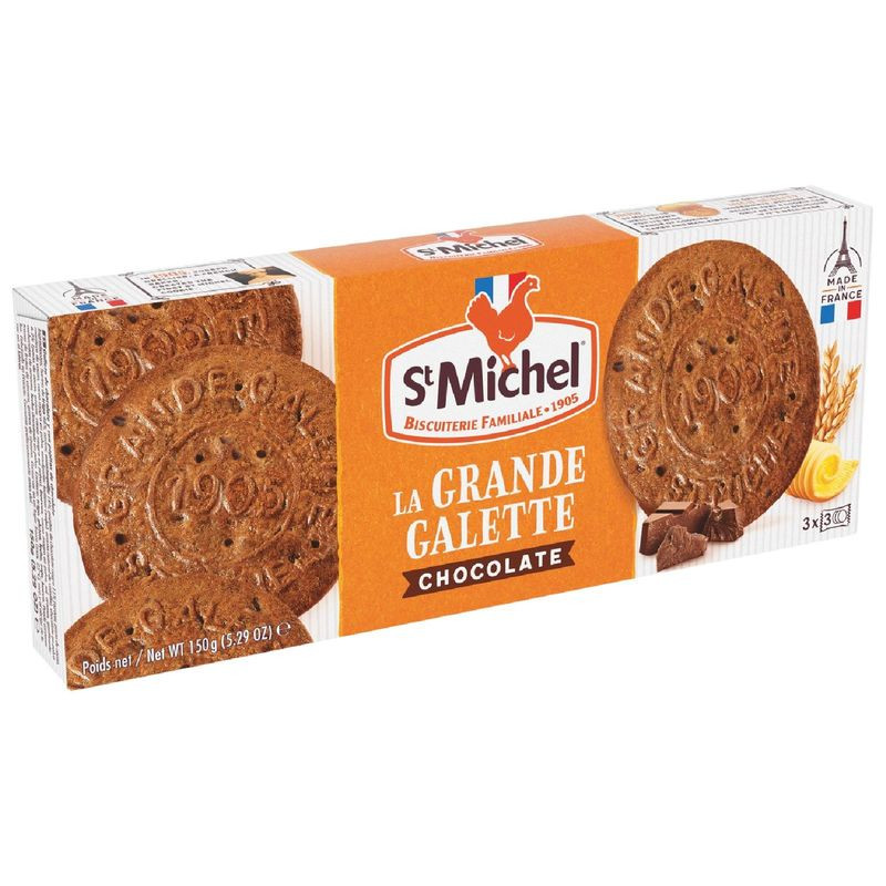 Изображение товара Печенье сливочное шоколадное St Michel 150г мягкое, ароматное и хрустящее