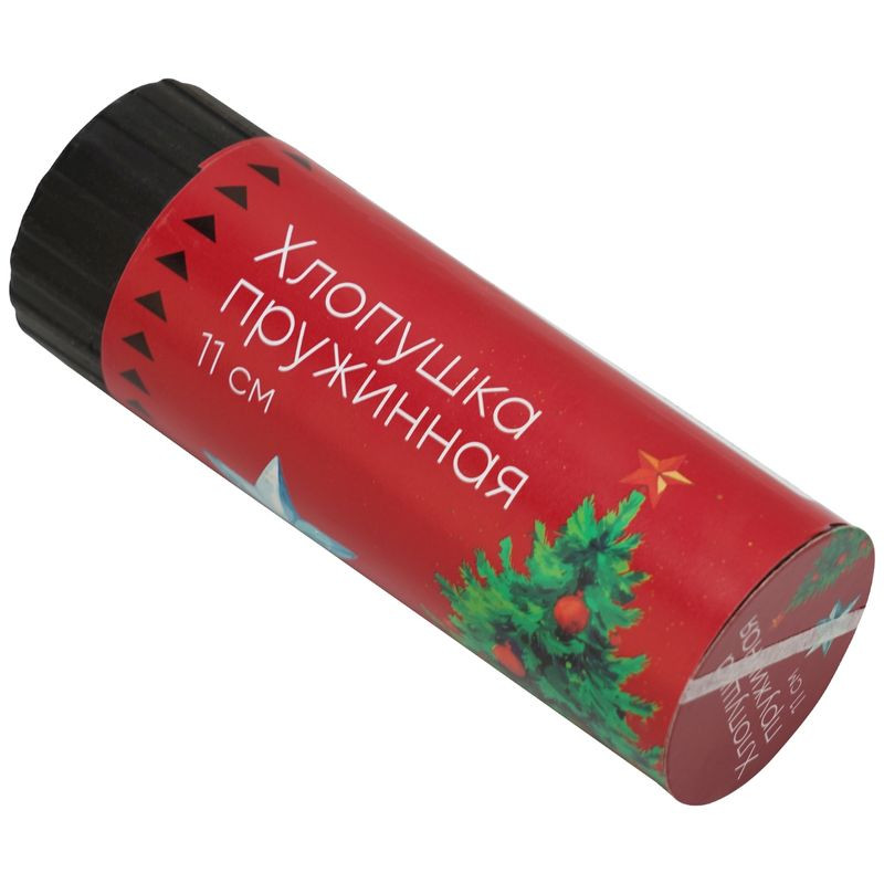 Изображение товара Хлопушка пружинная Маркет, 11см, яркий праздничный аксессуар