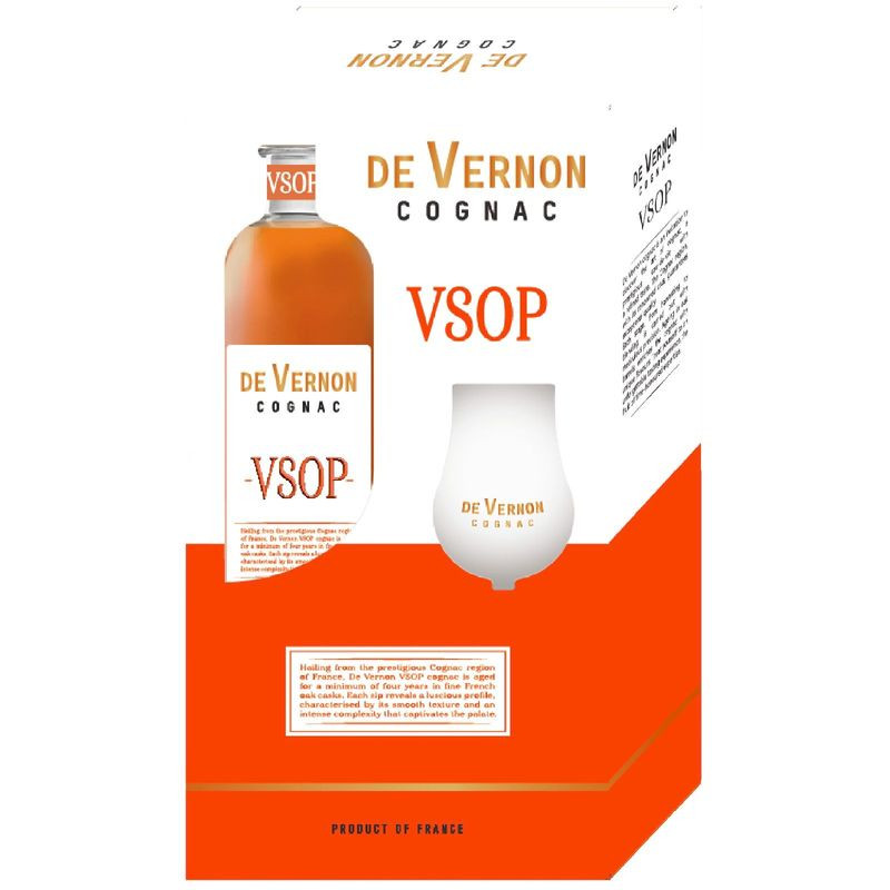 Изображение товара Коньяк Де Вернон VSOP 700 мл безопасный и качественный французский напиток