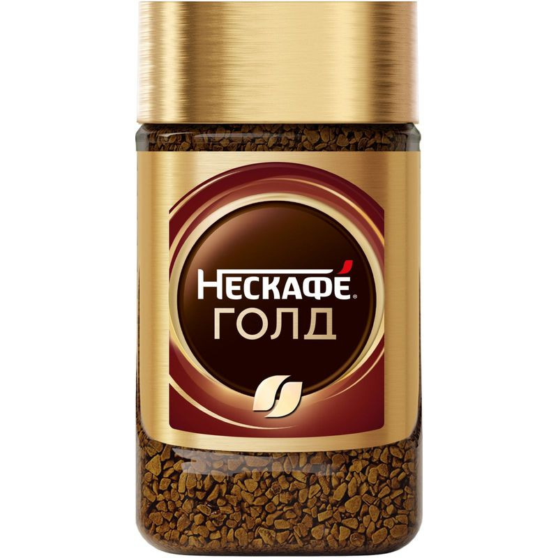 Изображение товара Nescafe Gold растворимый кофе 47.5 г натуральный сублимированный