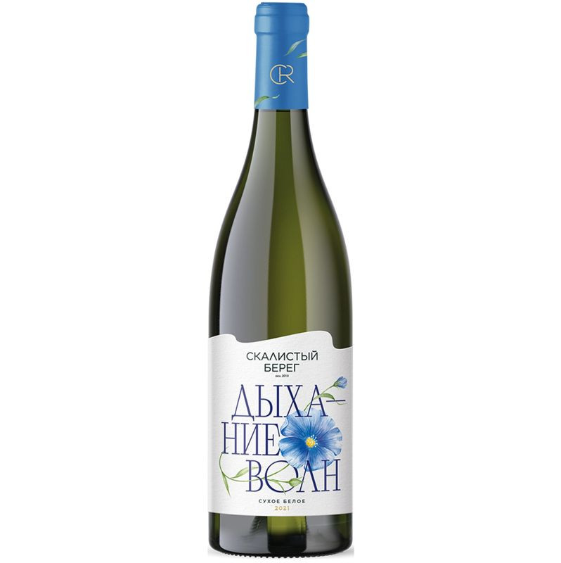 Изображение товара Вино Скалистый берег Дыхание волн белое сухое 12.5% 750 мл