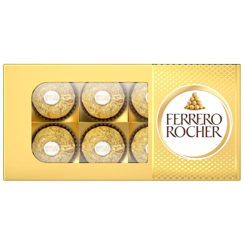 Изображение товара Конфеты Ferrero Rocher молочный шоколад и лесной орех 75г Италия