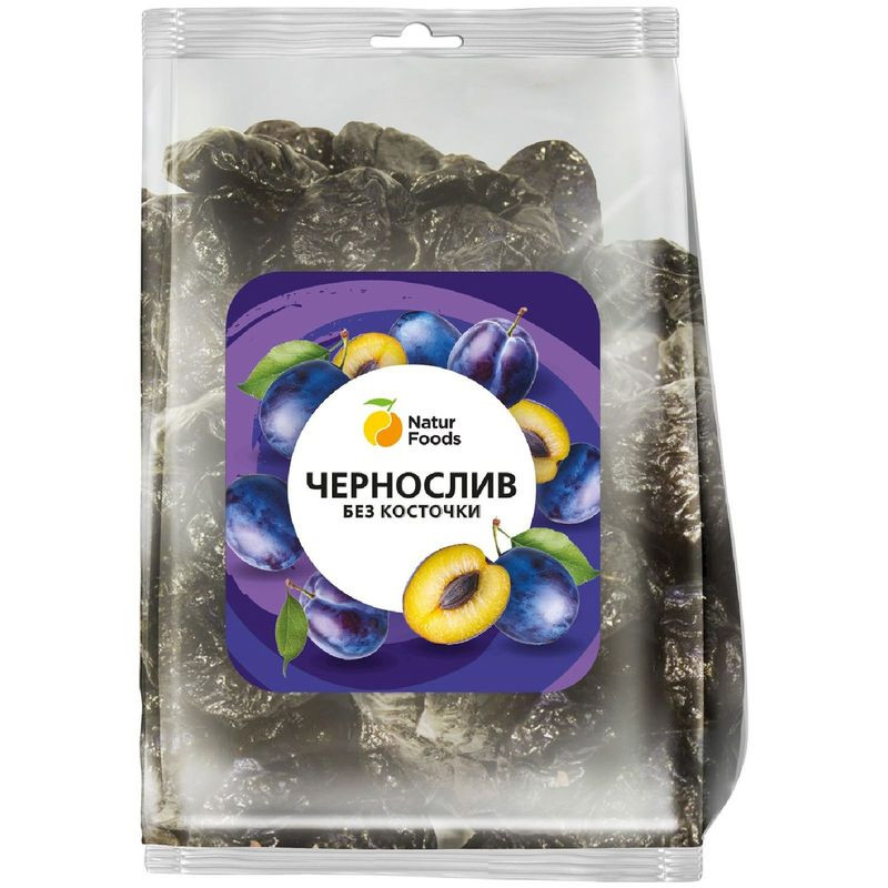 Изображение товара Чернослив Naturfoods без косточки 300 г натуральный сухофрукт Россия