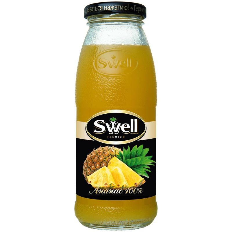 Изображение товара Сок Swell ананасовый с мякотью для детского питания 250мл