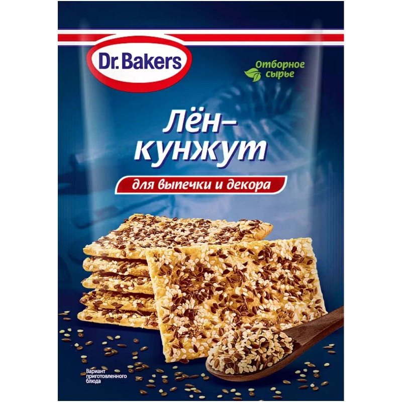 Изображение товара Смесь семян Dr.Bakers Лен-Кунжут, 15г