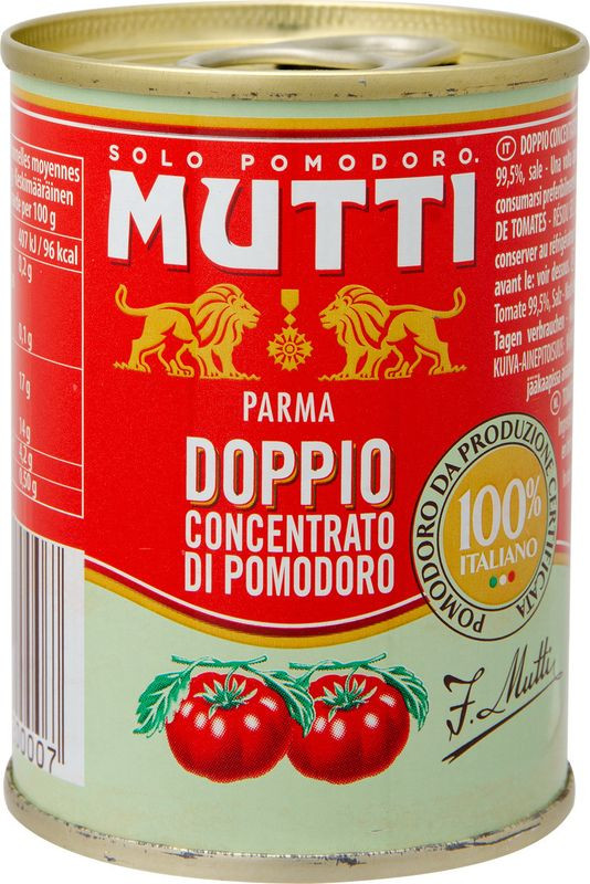 Изображение товара Томатная паста Mutti 28% 140 г натуральный состав Италия