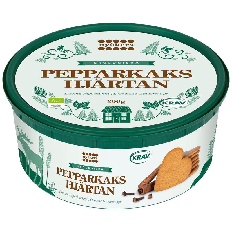 Изображение товара Печенье Nyakers Original имбирное хрустящее 300 г шведское сладкое печенье