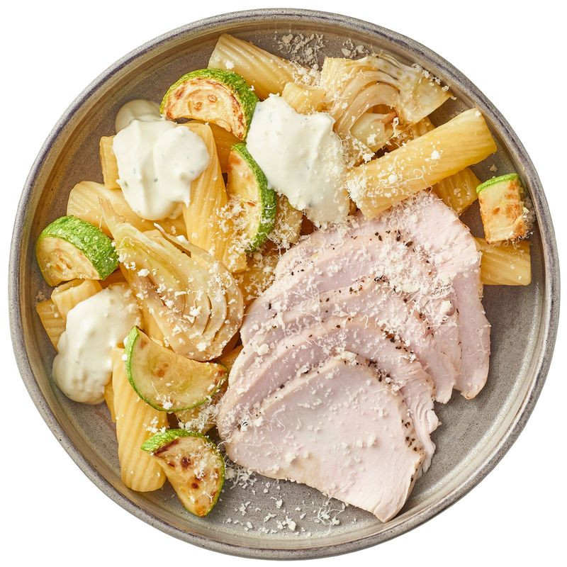 Изображение товара Тортильони с индейкой и соусом с фенхелем Перекрёсток Select 260г