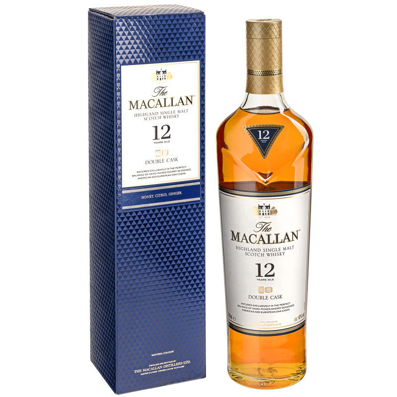 Изображение товара Виски The Macallan Double Cask 12 Years Old 700мл подарочная упаковка