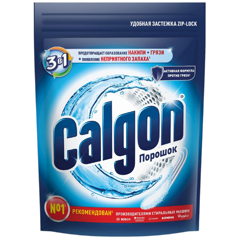 Изображение товара Средство Calgon 3в1 для смягчения воды и предотвращения образования известкового налёта, 400г
