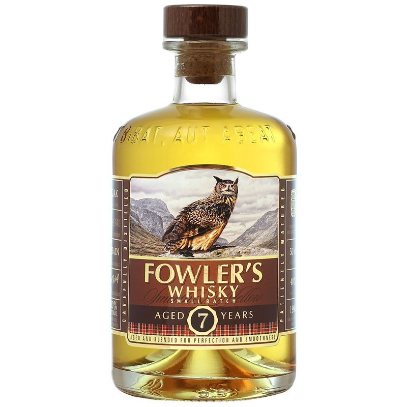 Изображение товара Виски Fowler's зерновой 7 лет 40% 500 мл натуральный и качественный напиток