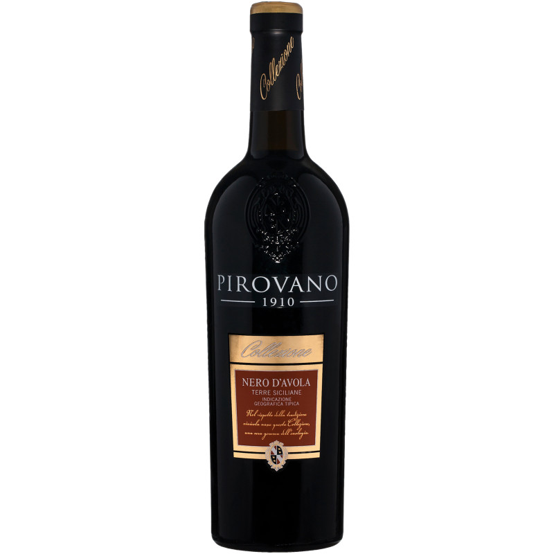 Изображение товара Вино Pirovano Collezione Nero d'Avola красное сухое 14%, 750мл
