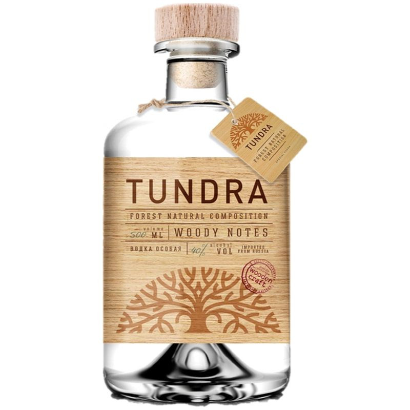 Изображение товара Водка Tundra с древесными нотами крайнего севера 40% 500мл