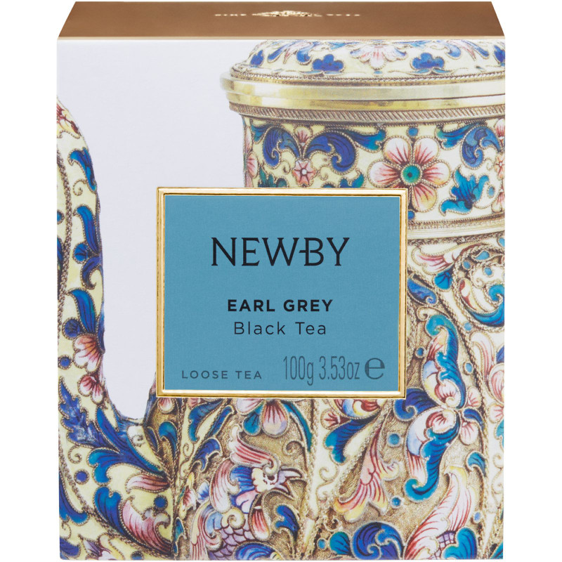 Изображение товара Чай Newby Эрл Грей черный 100г – высококачественный листовой чай