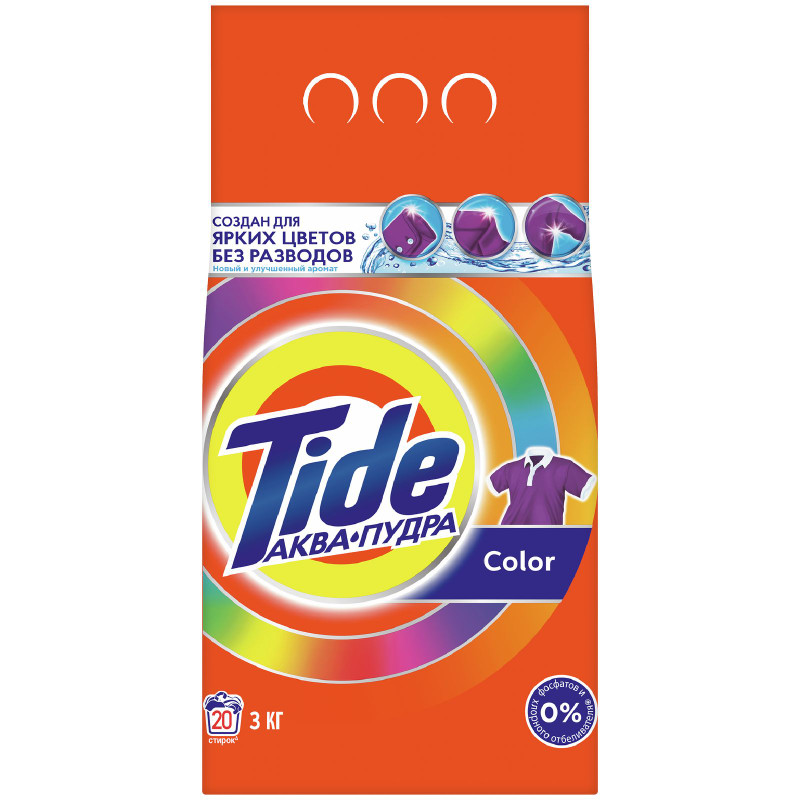 Изображение товара Порошок стиральный Tide Color автомат, 3кг