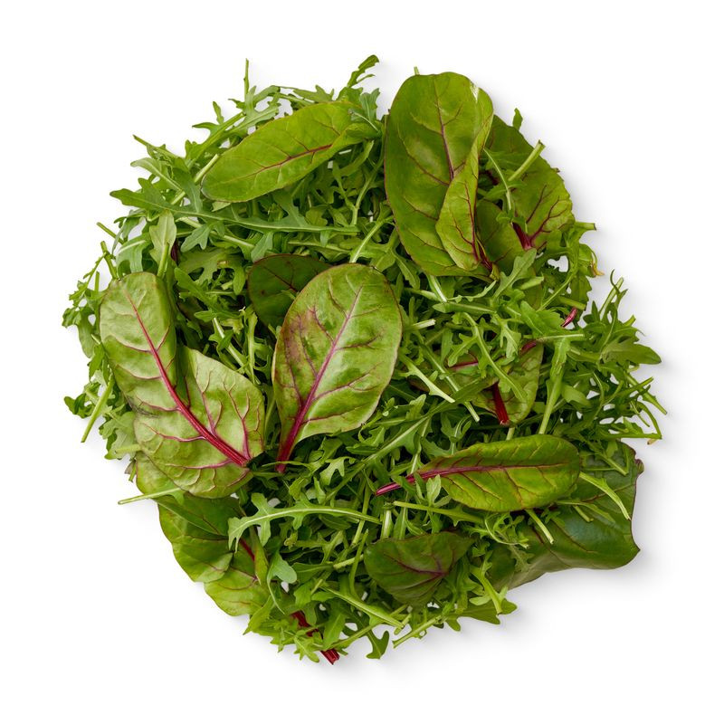 Изображение товара Смесь салатная Белая Дача Танго 50 г из свежих овощей рукола и мангольд