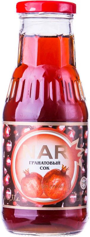 Изображение товара Нар гранатовый восстановленный сок для детей 0.31л натуральный вкус