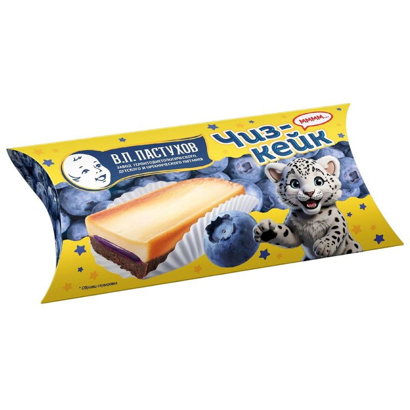 Изображение товара Чизкейк с фруктовым наполнителем черника 45г ЗГДДОП им В.П. Пастухова