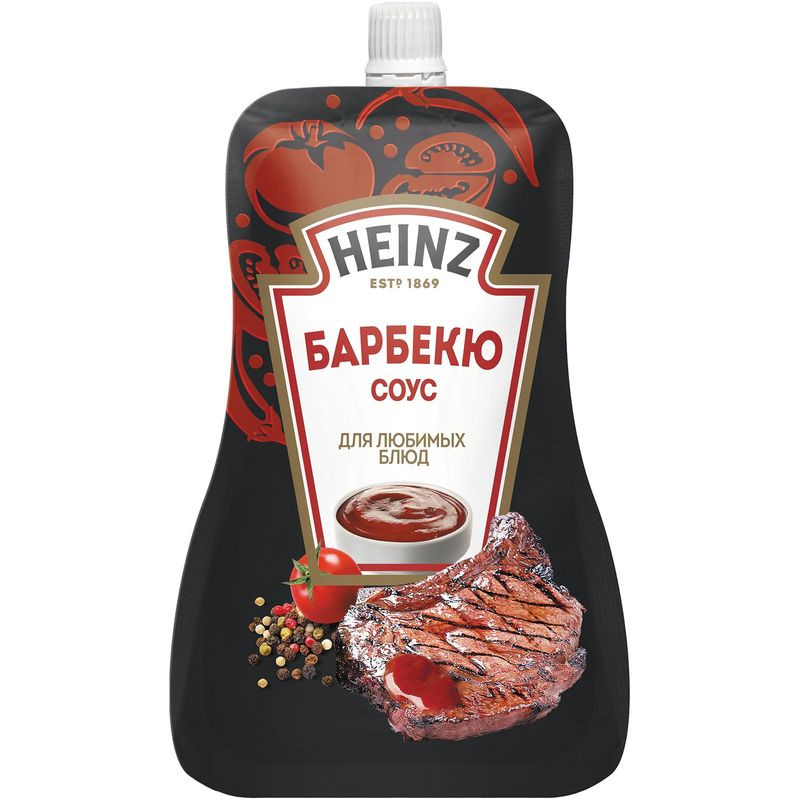Изображение товара Соус Heinz Барбекю томатный 200 мл натуральный вкус Россия