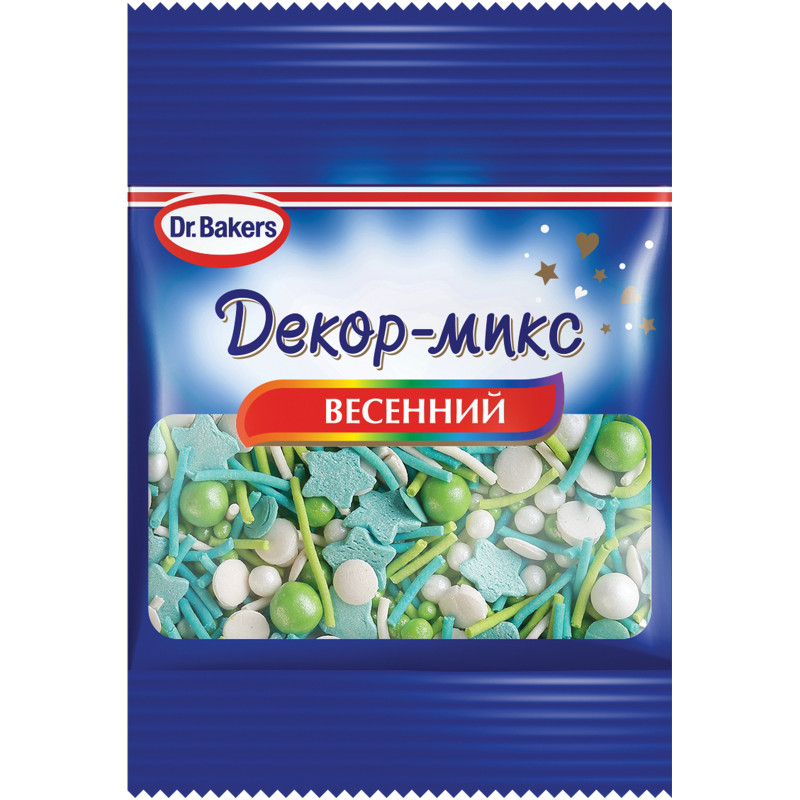 Изображение товара Изделие кондитерское Dr. Bakers Декор-микс весенний, 10г