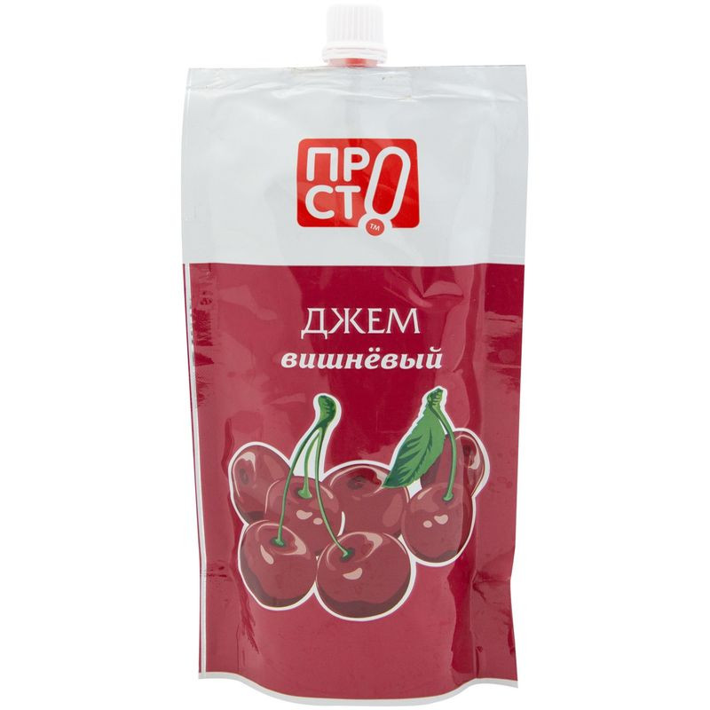 Изображение товара Вишнёвый джем Пр!ст 300г натуральный и вкусный