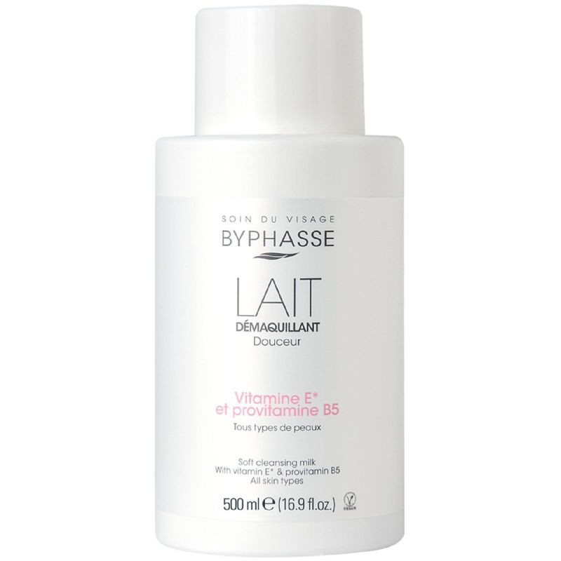 Изображение товара Молочко для лица Byphasse очищающее 500 мл для всех типов кожи Испания