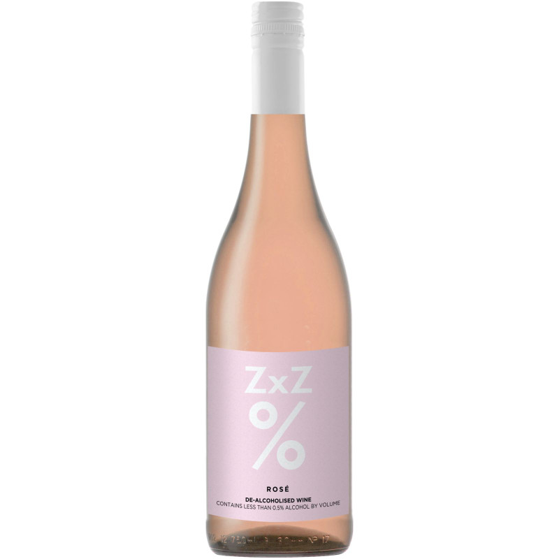 Изображение товара Вино безалкогольное ZхZ Rose розовое полусладкое, 750мл