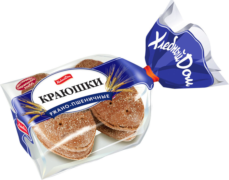 Изображение товара Лепёшки ржано-пшеничные Хлебный Дом краюшки, 240г