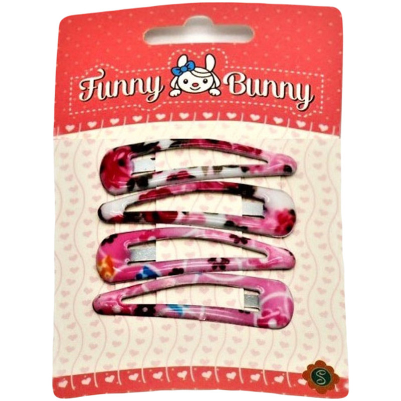 Изображение товара Заколка Funny Bunny Цветочный микс для волос, 4шт
