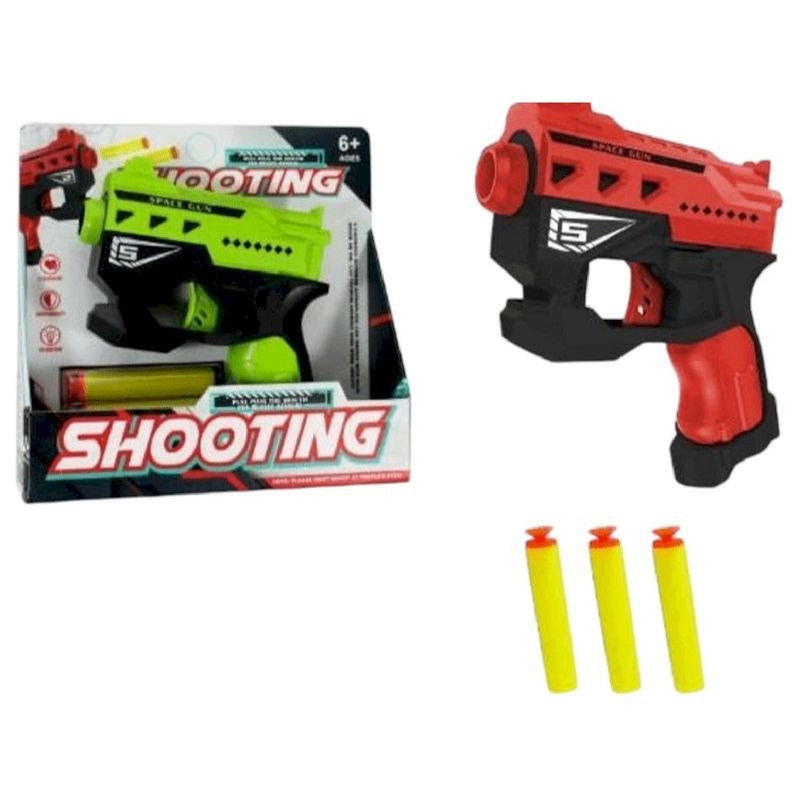 Изображение товара Игрушка бластер с мягкими пулями для активных игр детей