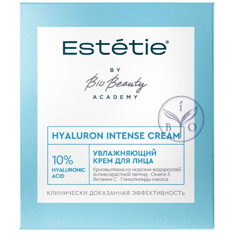 Изображение товара Увлажняющий крем для лица Estetie Hyaluron Intense Cream 45% увлажнение для всех типов кожи