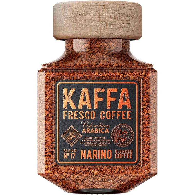 Изображение товара Кофе Kaffa Fresco Narino растворимый сублимированный 100г