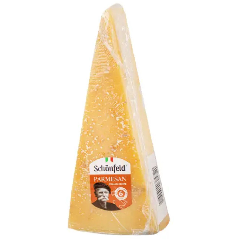 Изображение товара Сыр твёрдый Schonfeld Пармезан 40% - вкусный и полезный деликатес