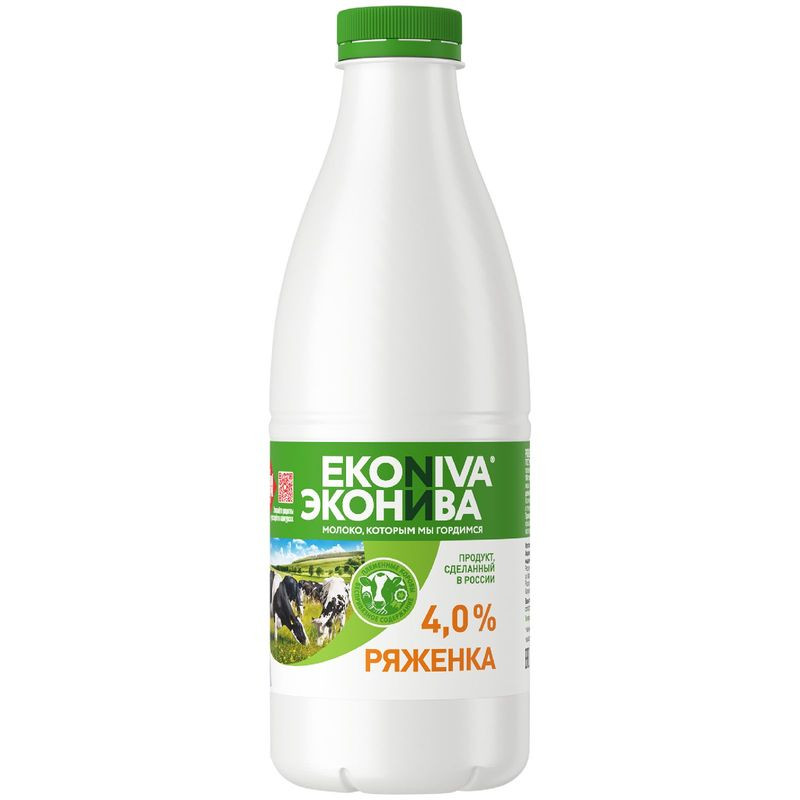 Изображение товара Ряженка ЭкоНива 4% 1кг - полезный dairy продукт