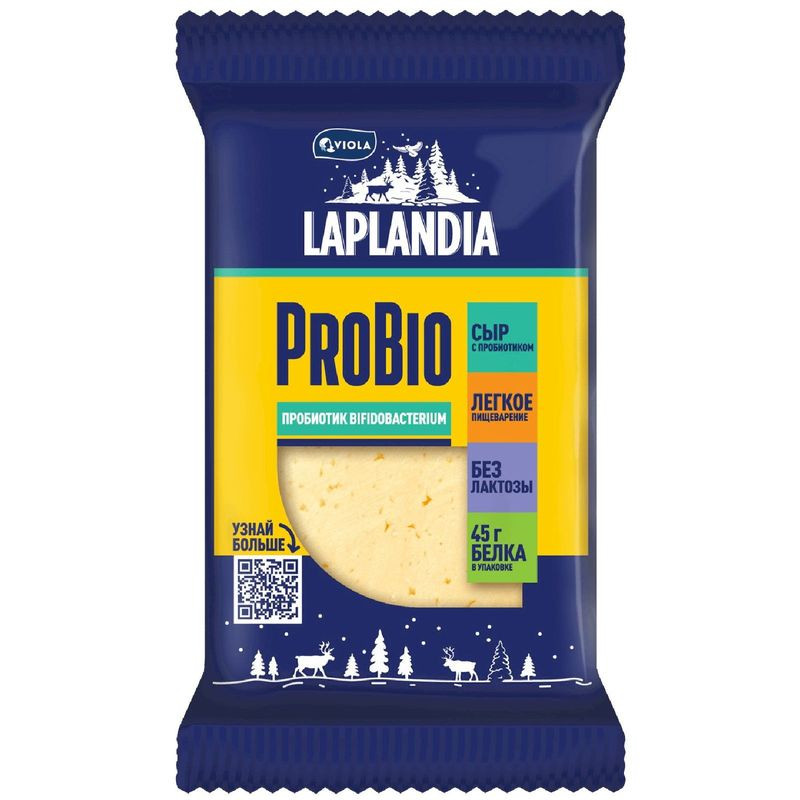 Изображение товара Сыр Laplandia Probio+ с пробиотиком 180г