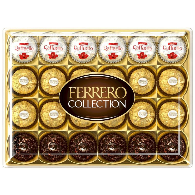 Изображение товара Набор конфет Ferrero Collection 269.4 г молочный и темный шоколад с орехами и кокосом