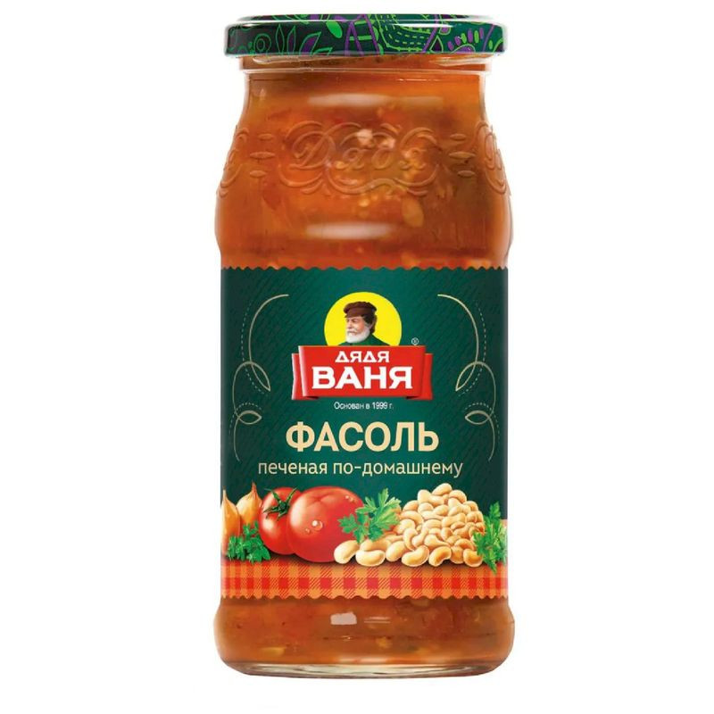 Изображение товара Фасоль печёная по-domашнему 480г Дядя Ваня натуральный вкус и долгий срок хранения