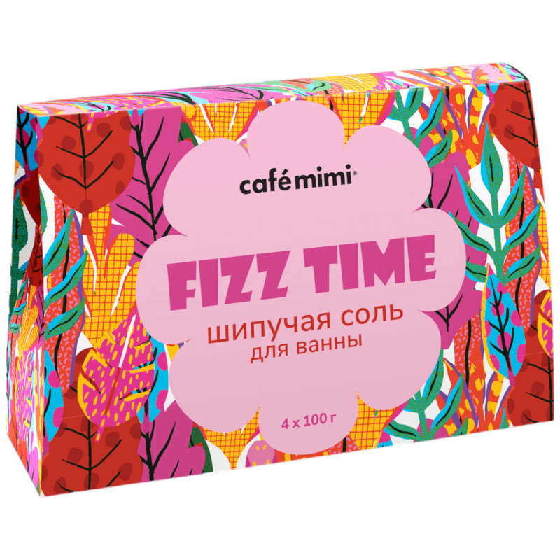 Изображение товара Подарочный набор Cafe Mimi Fizz Time Соль шипучая для ванны