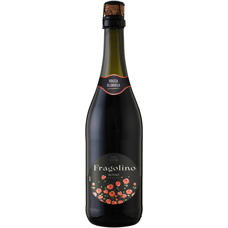Изображение товара Винный напиток Rocca Gloriosa Fragolino Rosso газированный сладкий, 750мл