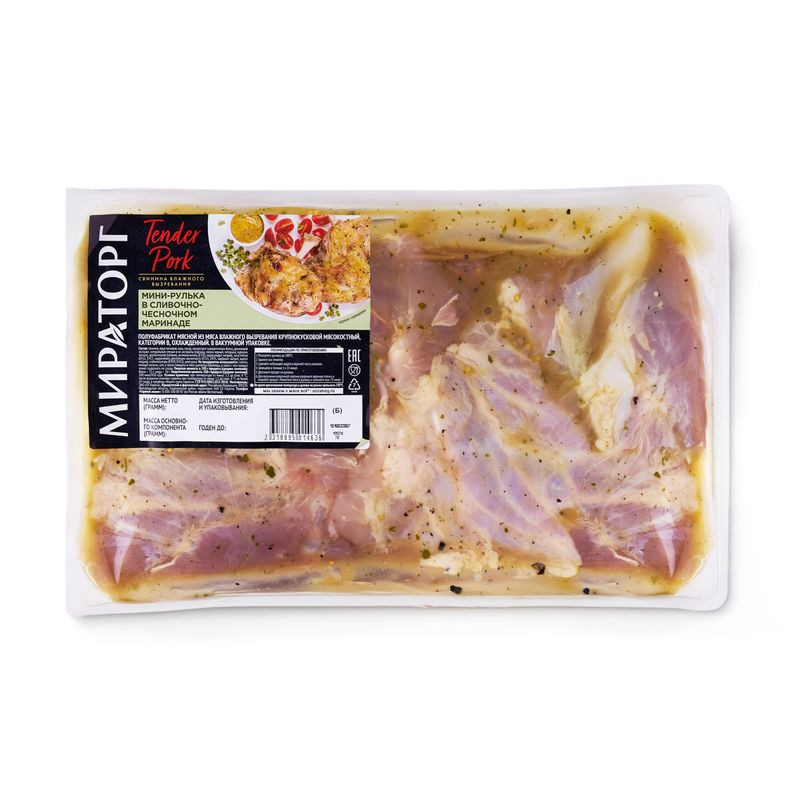 Изображение товара Мини-рулька Мираторг в сливочно-чесночном маринаде охлаждённая