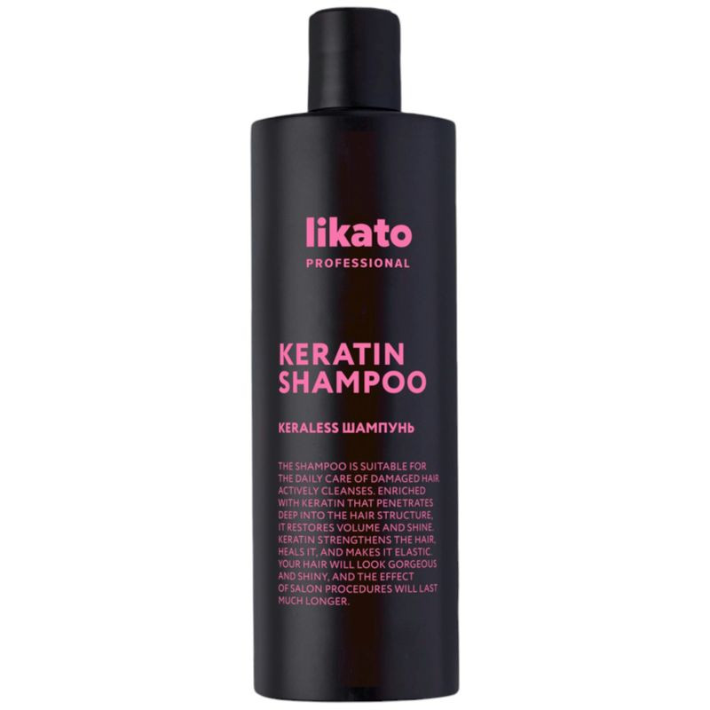 Изображение товара Кератин-шампунь Likato Keraless 400 мл для восстановления и укрепления волос