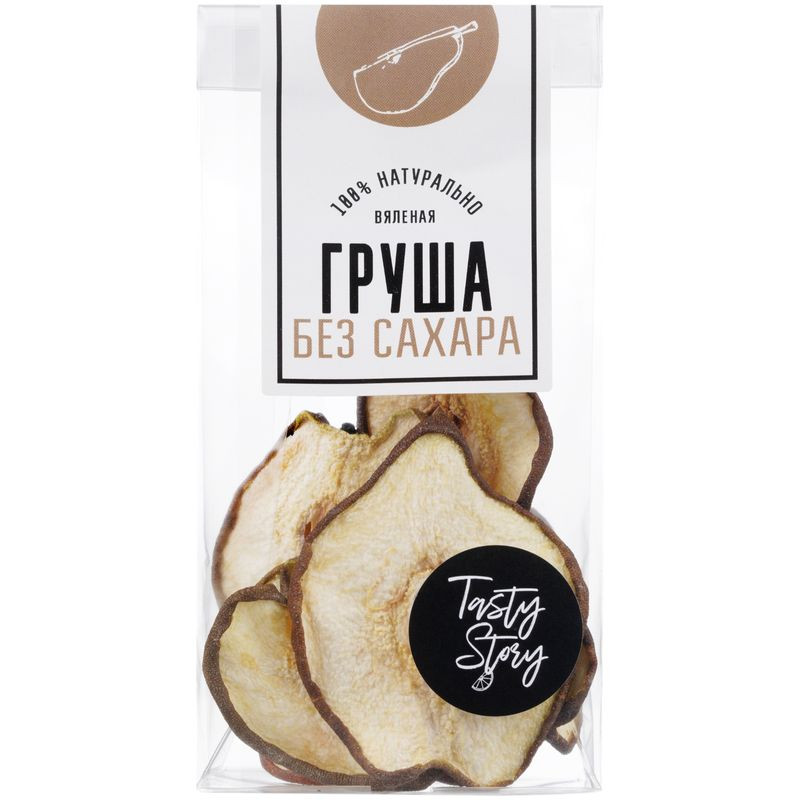 Изображение товара Вяленая груша Tasty Story 30 г натуральный сухофрукт для здорового питания