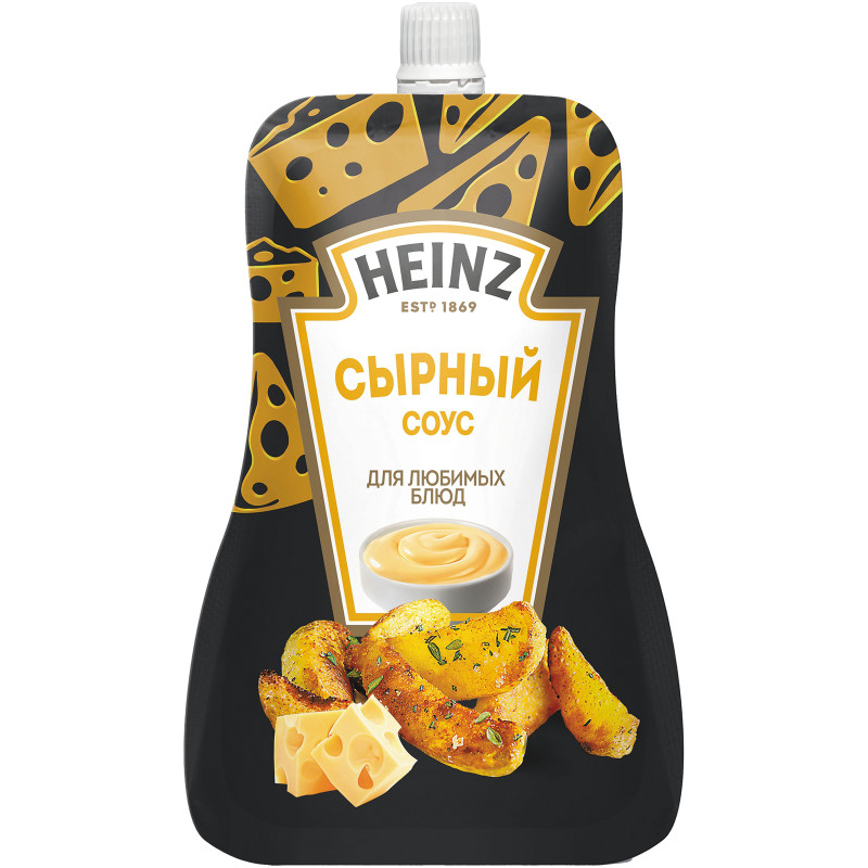 Изображение товара Соус Heinz Сырный на основе растительных масел, 200мл