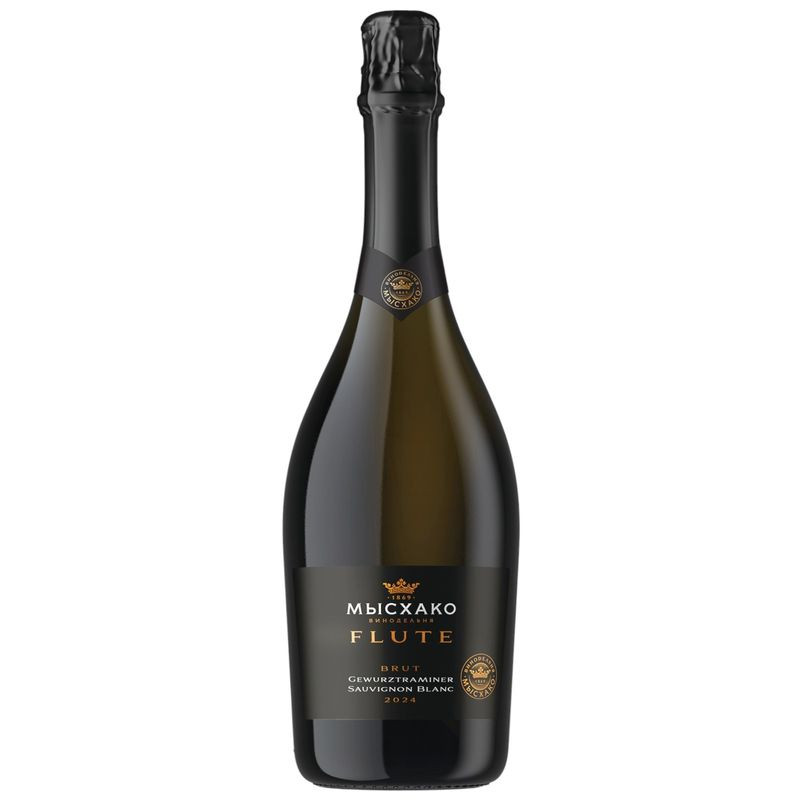 Изображение товара Игристое белое вино Flute Мысхако Совиньон Блан Гевюрцтраминер брют 750 мл