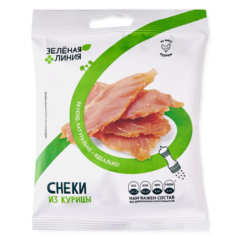 Изображение товара Снеки куриные Зелёная Линия, 40г