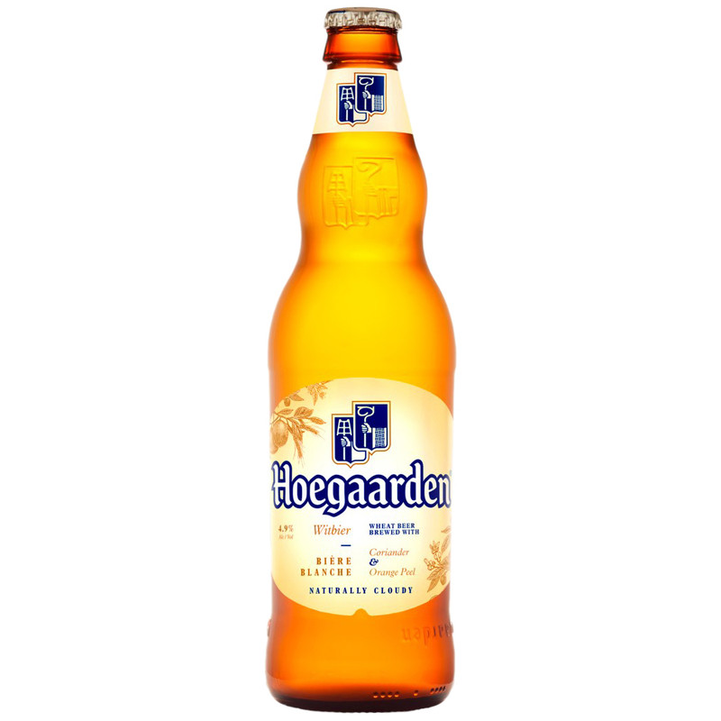Изображение товара Пивной напиток Hoegaarden Белое нефильтрованное 4.9%, 440мл