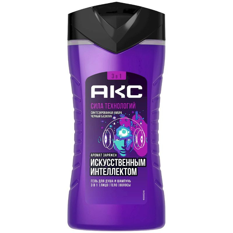 Изображение товара Гель-шампунь Axe Сила Технологий для душа 250 мл очищение свежесть