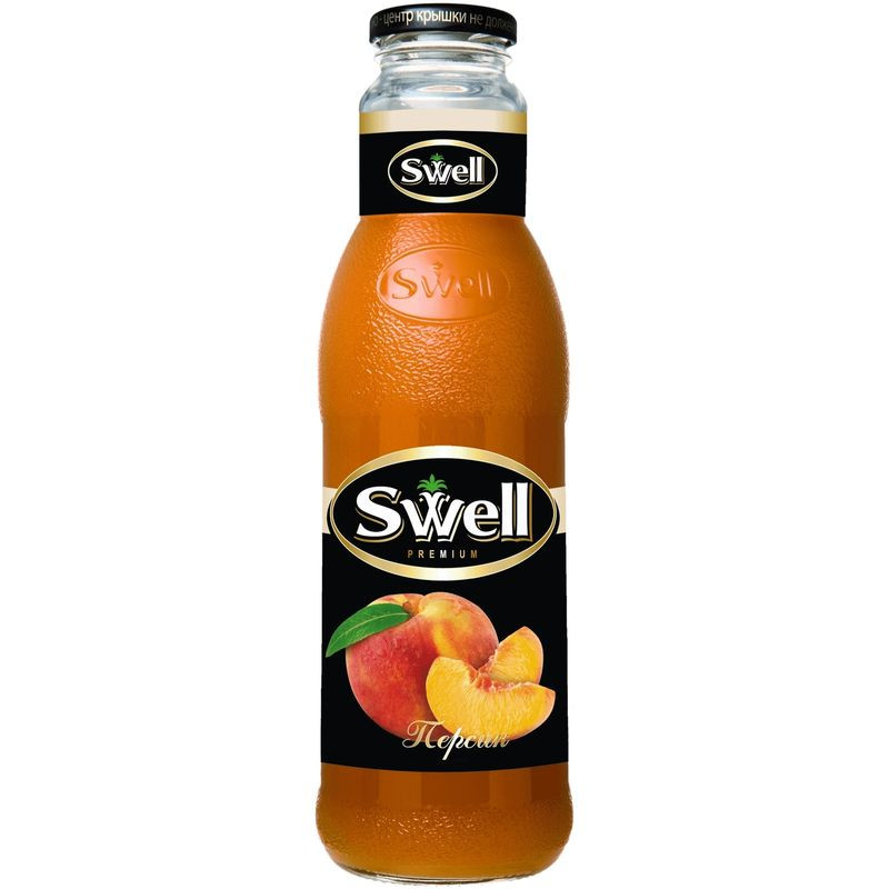 Изображение товара Нектар Swell персиковый с мякотью стерилизованный 750мл